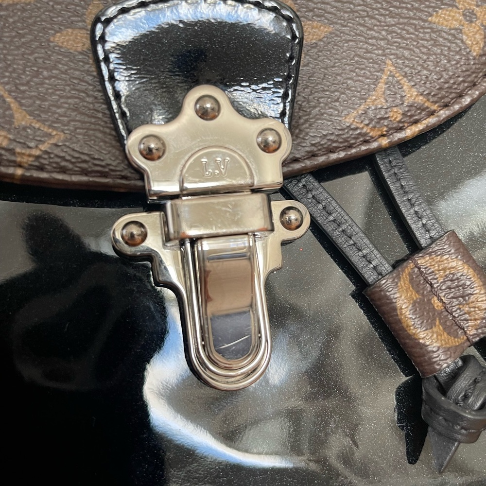 SOLD LOUIS VUITTON Hot springs Backpack M55769 canvas Monogram Leather SHW - Picture 4 of 5